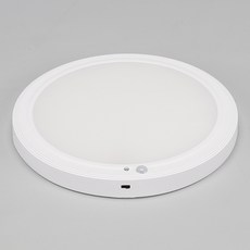 MEGAMAN 圓形 LED The Simple 感應燈 249mm 24W, 白色 + 白光, 1個