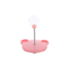 Morepet寵物晃動零食飼料碗玩具, 裸粉色, 1個