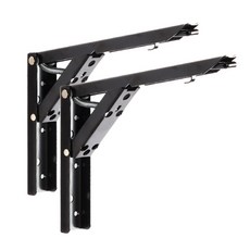 手工廠折疊架黑色, 黑色, 2個