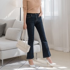 女款時尚彈力丹寧褲 靴型褲 DS0815