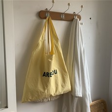 소리달 여성용 마커스 가벼운 대용량 나일론 토트 숄더백