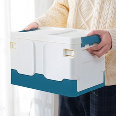 Ninshop 雙色折疊箱, 1個, 藍色