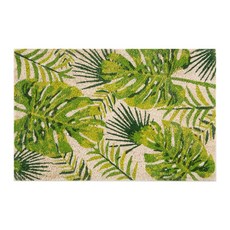 EXCELSA Foliage 椰子纖維地墊, 熱帶植葉, 1個