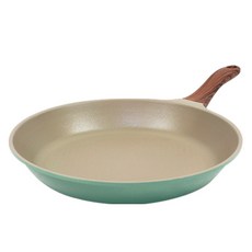 키친아트 본 우드 파스텔민트 다이아 프라이팬, 30cm, 1개