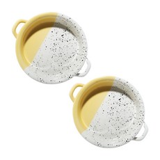 Ardin France Essential 附把手焗烤盤, 2個, 薩凡納黃