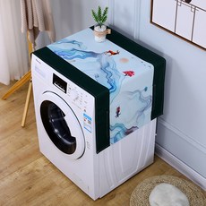 Lina藍 歐式陽臺裝飾 洗衣烘乾機防塵罩, 1