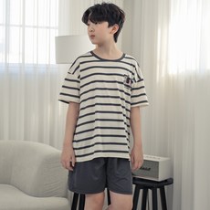 CocoDream 青少年學生款 Lucky Cooking Dog 短袖+短褲睡衣套裝