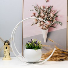 JCP 新月花架, 白色