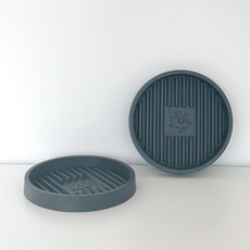 모나코올리브 뚫어뻥 물받이 건조대, 그레이, 2개