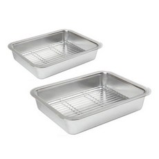 Characin 不銹鋼標準方盤小+大套組, 單色, 1套