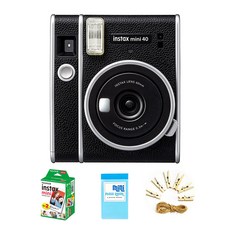 instax 拍立得 Instax Mini 40拍立得+迷你膠卷2件組+單張相冊+麻繩木夾組, 單品, 1套