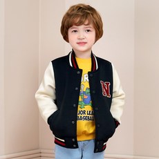 WALTON kids 男童款棒球外套
