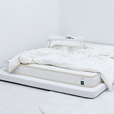 휴도 아늑한 제주 포켓스프링 베이직 비접이식 라텍스 매트리스 토퍼 아이보리 16cm 방문설치, 미디엄소프트