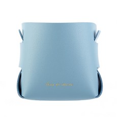 빛나라마켓 데스크탑 북유럽 방수 가죽 펜 홀더, 블루, 1개