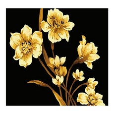 KMELLIE 3D畫框式方形鑽石畫 DIY 30 x 30 cm, 荷包牡丹1, 1個