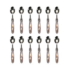 DOMUS&DESIGN Gioello 咖啡匙 J106, 珍珠棕, 12個