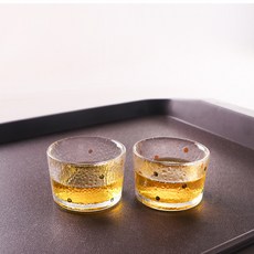 프렌치마르스 도트무늬 클래식 다용도 술잔 55ml MMM2355, 투명, 2개