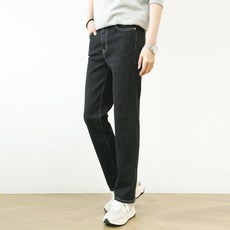 브릭에이드 블루포스 남성용 드리먼 히든 밴딩 청바지 면 스판 워싱 데님 긴바지