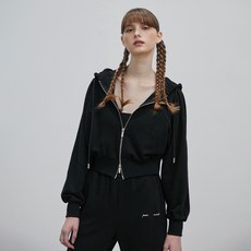 에고이스트 여성용 자수포인트 볼륨 후드집업 EQ3BO814