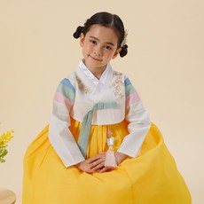 Baby Myeongju Girls&#39; Yoon Seulsaekdong 韓服套裝