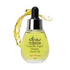 HWANGCHILGA 山茶花摩洛哥堅果維生素面部油, 35ml, 1入