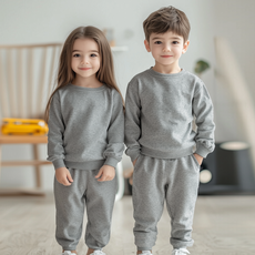 兒童優質經典絲絨上下衣套裝 DKUB7907