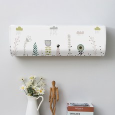 北歐現代風格壁掛式冷氣防塵罩, 設計3