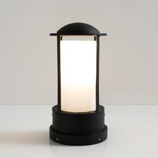 hit LIGHTING 簡約露台圓形門柱燈 I25132, 黑色