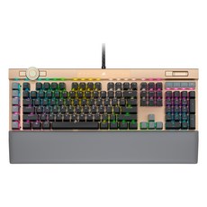 CORSAIR 海盜船 K100 Midnight Gold機械式遊戲有線一般型鍵盤, RGP0094, 午夜金, 一般型