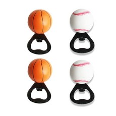 Booth Market運動系列開瓶器籃球 2入+棒球 2入, 混色, 1套