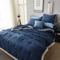 보드래 소프트 누빔 차렵 침구세트