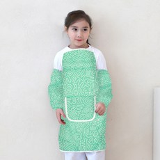 BEBE CHOUETTE 幼兒防水圍兜 + 袖套組