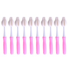 아이조아 21 젖꼭지 브러쉬솔, 10개, 핑크