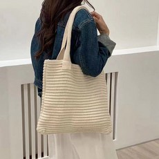 CCREANG 厚實方形素色針織環保袋 8837