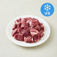초램 클레식 양어깨살 큐브 (냉동), 1kg, 1개