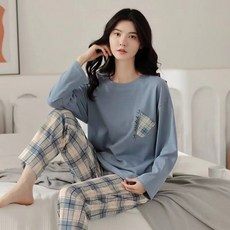 피어니스트 긴팔 긴바지 홈웨어 잠옷