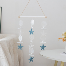 라보비아 지중해 블루 물고기 오브제 우드바 드롭라인 감성 인테리어 모빌, 타입 10