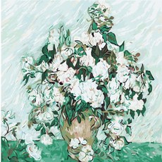 Pipo Painting DIY畫布組, 白玫瑰梵高, 1幅