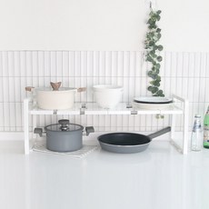 廚房智慧收納架, 白色