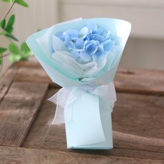 조화 납골당 꾸미기 성묘꽃 가든 미니 꽃다발, 수국스카이, 1개