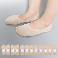 Soxweep 女性不易破洞雙層腳尖隱形襪 實惠型 12雙組