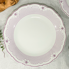 후첸로이터 그리드 림 플레이트, 에스텔 핑크, 1개