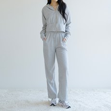 Juicy Couture 女款半露臍連帽拉鍊+褲子套裝