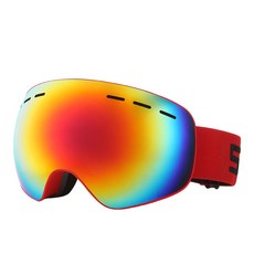 NAYA STYLE 防風滑雪鏡, DJYJ-08-1 紅色(框)+紅色(鏡)