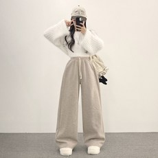 With Huilin 女款 Snow 寬版運動束口褲 (長版/短版 2種褲長)