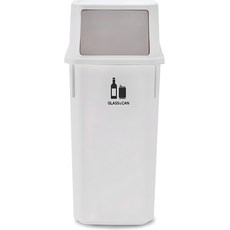 LIVENS 多功能分類回收桶 60L, 白色