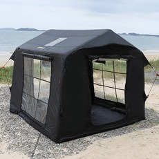 Swiss Mountain AWAY Airstay 充氣帳篷, 黑色, 3~4人用