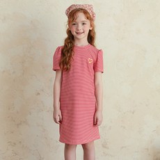 Bebezoo 女童丘比特條紋連身裙