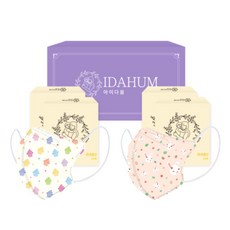 IDAHUM 孩童圖案印花立體口罩 2款 各20入