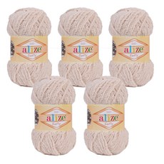 Alize Softy Baby 針織紗線, 淺米色